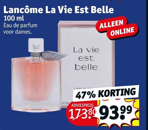 la vie est belle 100 ml aanbieding